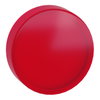 Head for pilot light, Harmony XB4, Harmony XB5, red, 22mm, universal LED, plain lens, unmarked