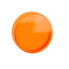 Kalotte, Leuchtmelder, Harmony XB5 und XB4, orange, 22mm, für universelle LED, glatt, unbeschriftet