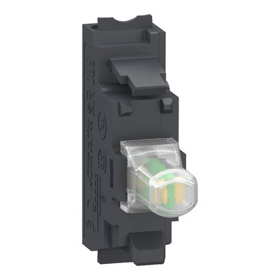 Light block, Harmony XB4, Harmony XB5, for head 22mm, universal LED, 24V AC DC, compact push in terminals