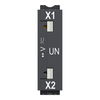 Light block, Harmony XB4, Harmony XB5, for head 22mm, universal LED, 24V AC DC, compact push in terminals