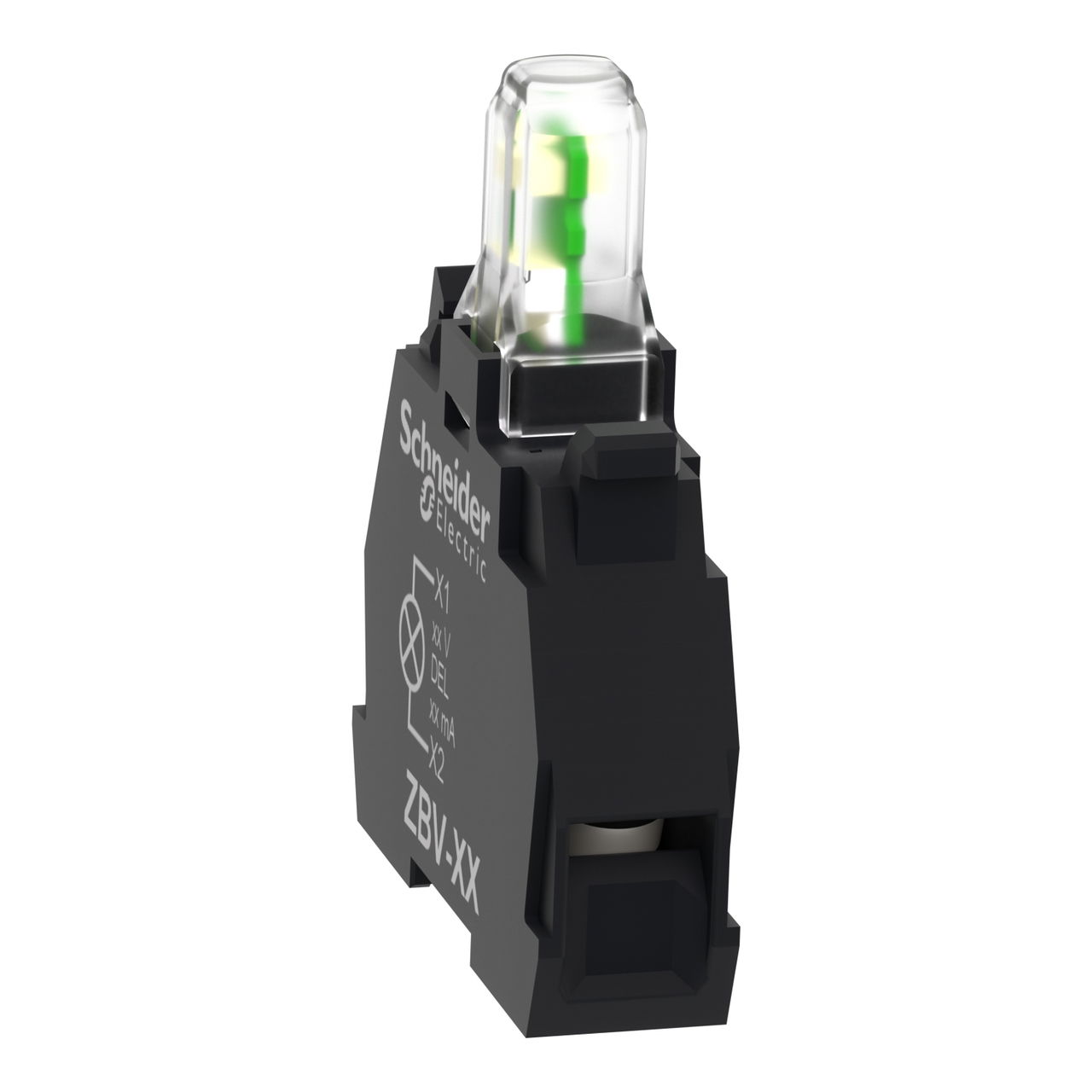 Light block, Harmony XB4, Harmony XB5, for head 22mm, universal LED, screw clamp terminals, 230...240V AC – Image 3 of 9