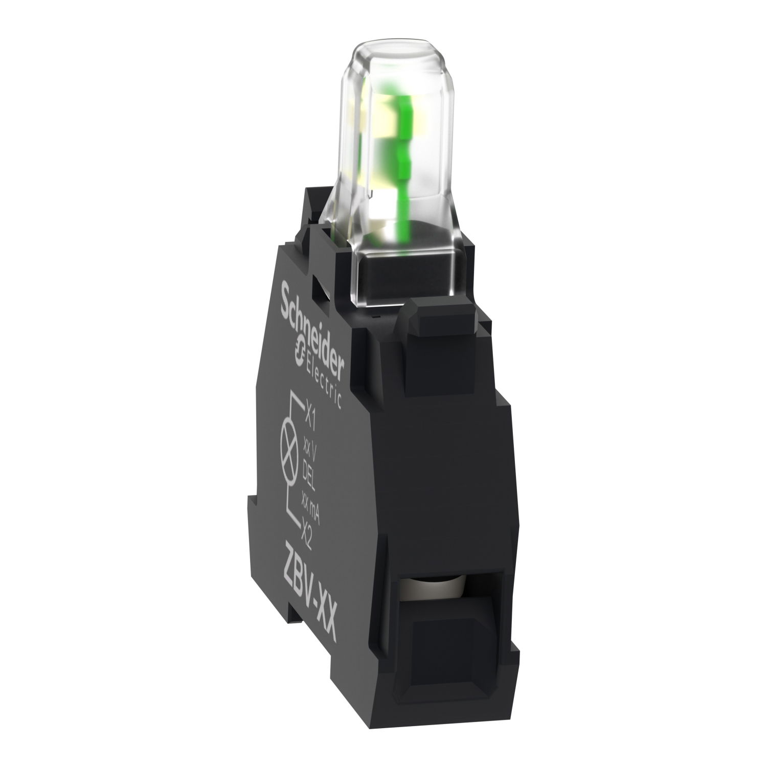 Light block, Harmony XB4, Harmony XB5, for head 22mm, universal LED, screw clamp terminals, 230...240V AC – Image 3 of 9
