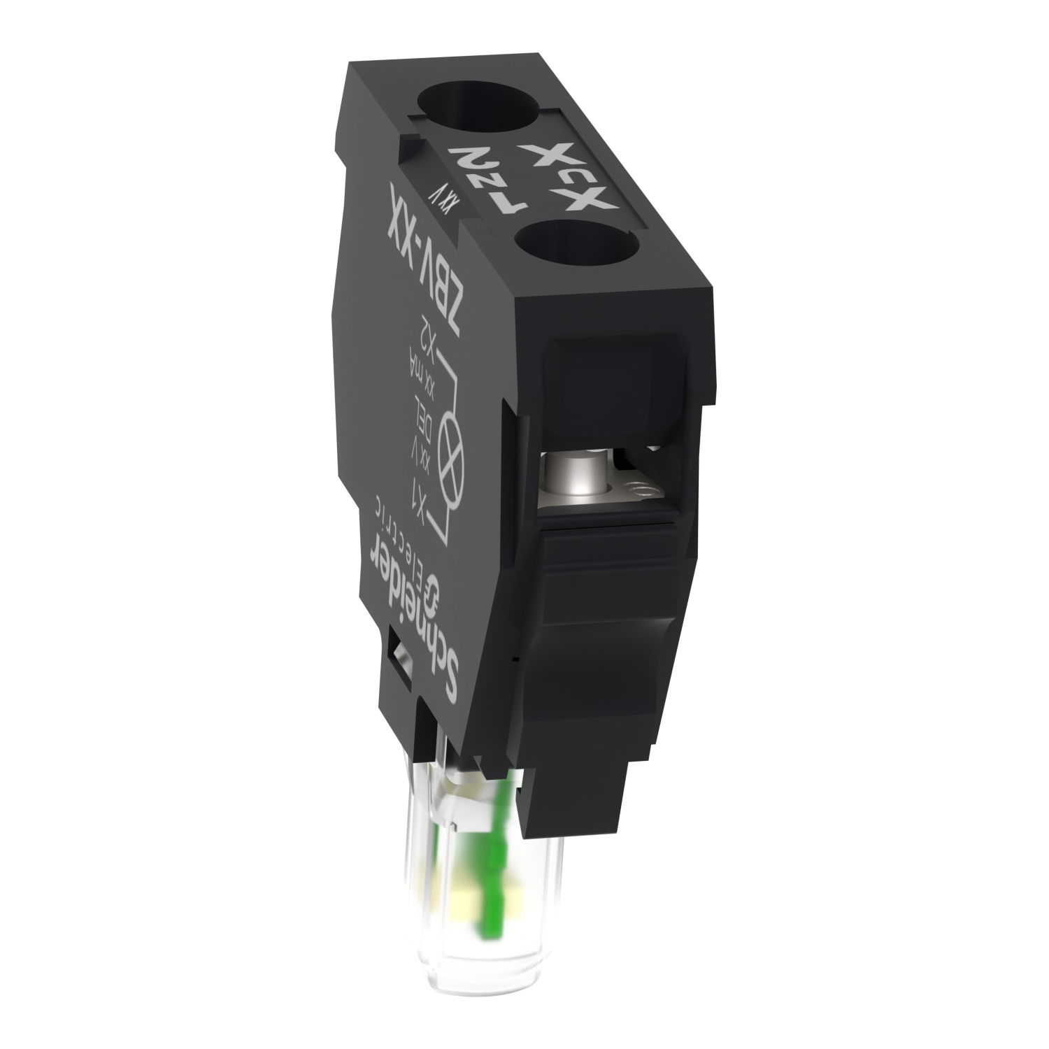 Light block, Harmony XB4, Harmony XB5, for head 22mm, universal LED, screw clamp terminals, 230...240V AC – Image 5 of 9