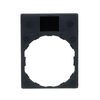 Legend holder 30 x 40 mm with legend 8 x 27 mm with marking STOP