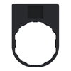 Legend holder 30 x 40 mm, plastic, with legend 8 x 27 mm, marked OFF