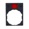Legend holder 30 x 40 mm with legend 8 x 27 mm with marking HAND-OFF-AUTO