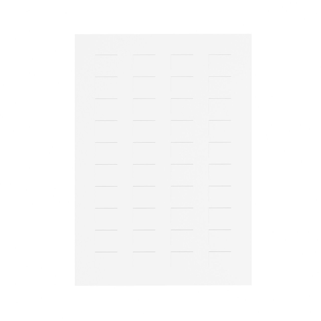 Sheet of 40 unmarked legends 18 x 27 mm for legend holder 30 x 50 mm – Image 4 of 9