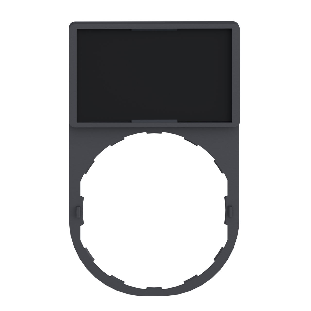 Legend holder 30 x 50 mm, plastic, with legend 18 x 27 mm, unmarked – Image 4 of 10