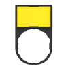 Legend holder 30 x 50 mm with legend 18 x 27 mm unmarked