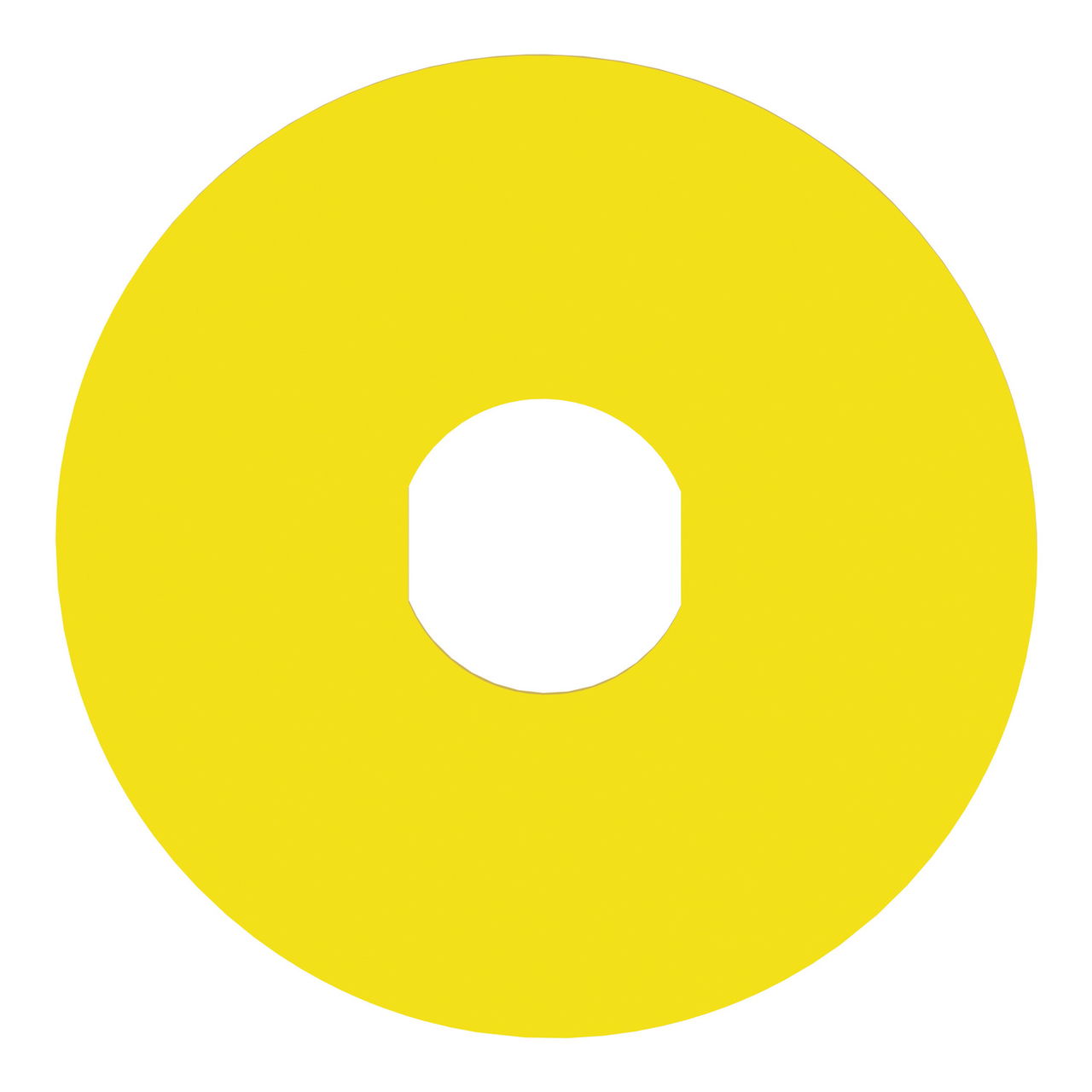 Marked legend Ø90 for emergency stop - EMERGENCY STOP/logo ISO13850 – Image 2 of 10