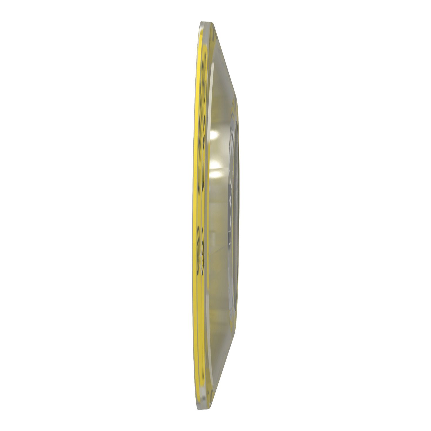Harmony XB4, Legend holder Ø60 for emergency stop, plastic, yellow, marked EMERGENCY STOP – Image 3 of 7