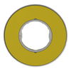Harmony XB4, Legend holder Ø60 for emergency stop, plastic, yellow, marked EMERGENCY STOP