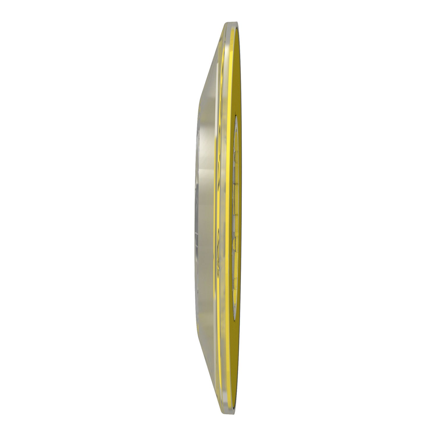 Harmony XB4, Legend holder Ø60 for emergency stop, plastic, yellow, marked EMERGENCY STOP – Image 4 of 7