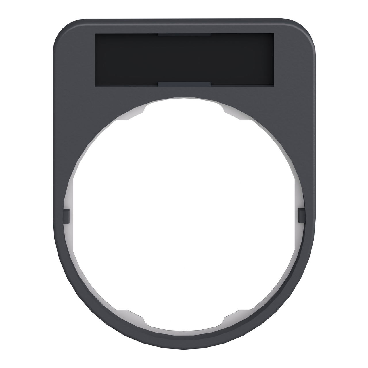 Harmony XB5, Legend holder 40 x 50 mm for flush mounted heads, plastic, with legend 8 x 27 mm, unmarked – Image 4 of 10