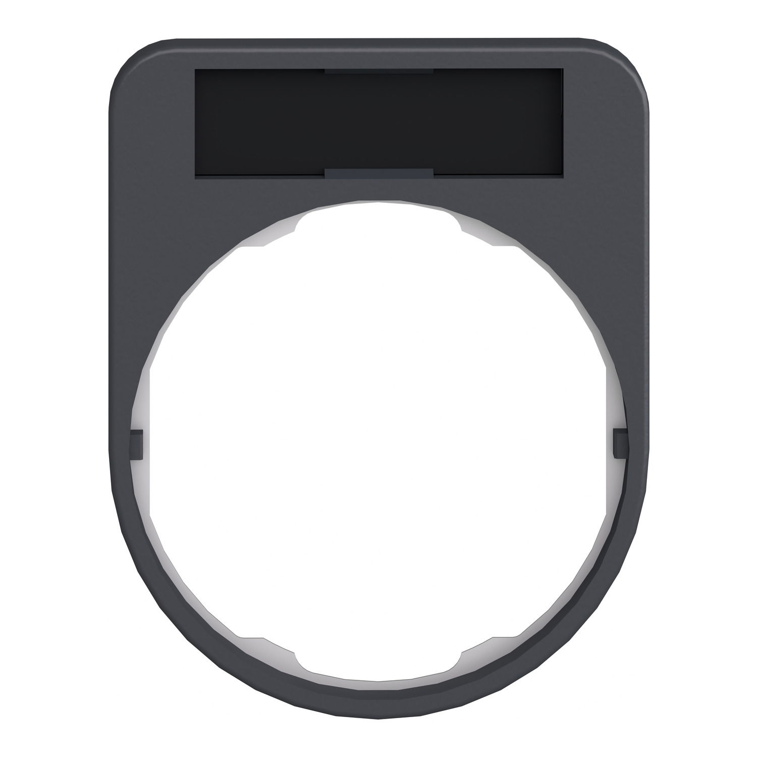 Harmony XB5, Legend holder 40 x 50 mm for flush mounted heads, plastic, with legend 8 x 27 mm, unmarked – Image 4 of 10