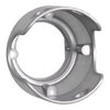 Chromium plated metal padlockable guard for Ø40 mushroom head