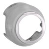 Chromium plated metal padlockable guard for Ø40 mushroom head