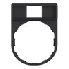 Legend holder 30 x 40 mm with legend 8 x 27 mm unmarked