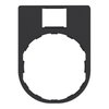 Legend holder 30 x 40 mm with legend 8 x 27 mm unmarked