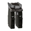 Contact block with body/fixing collar for 4-direction joystick controller