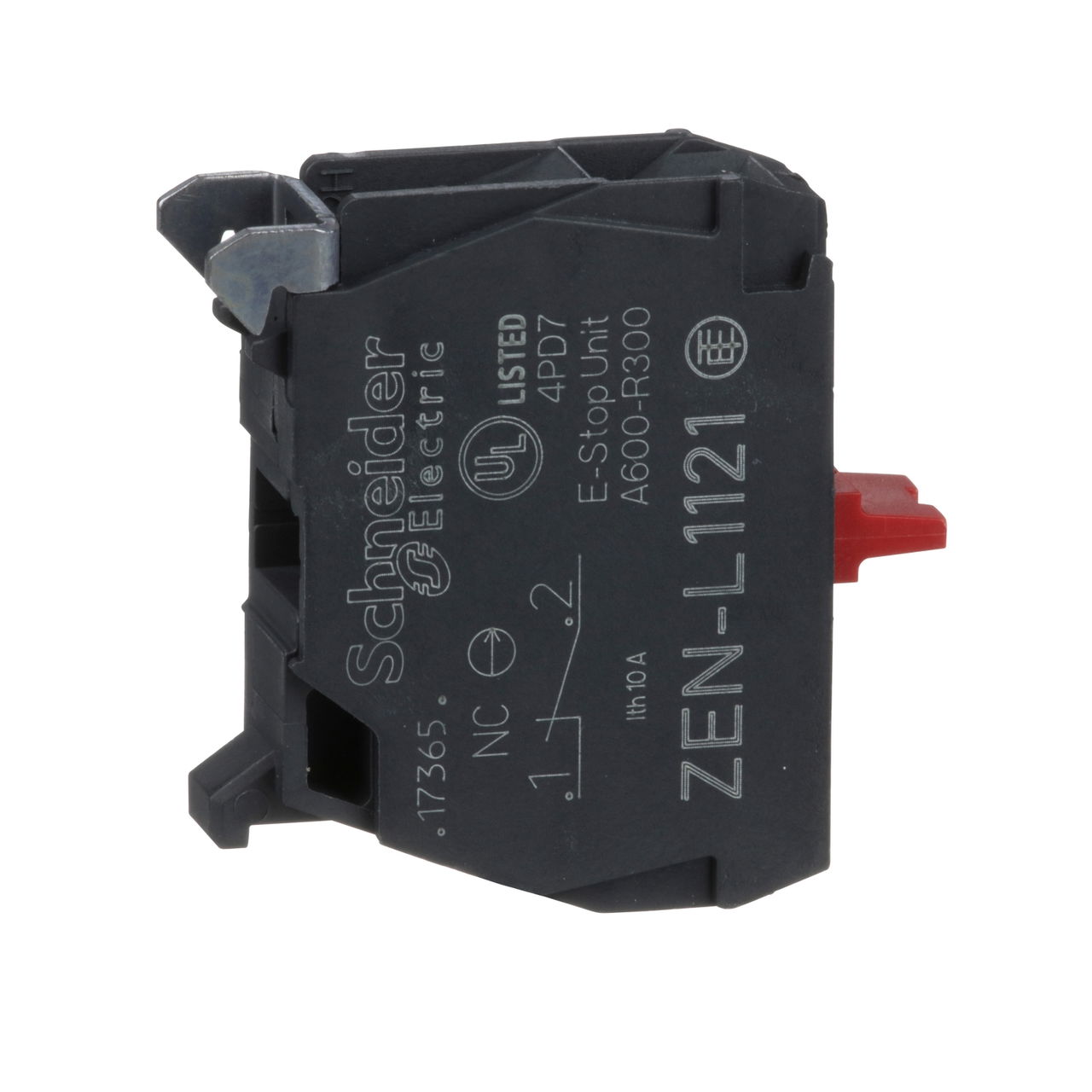 Single contact block for head Ø22 1NC screw clamp terminal