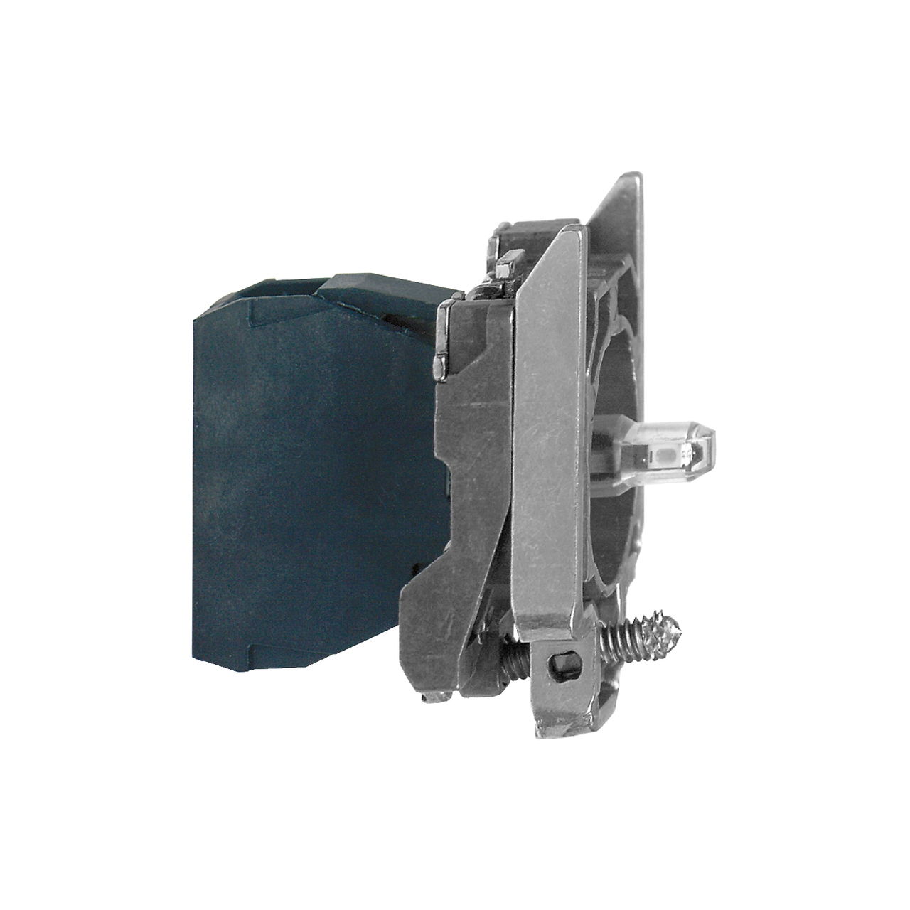 Green light block with body/fixing collar integral LED 110...120V