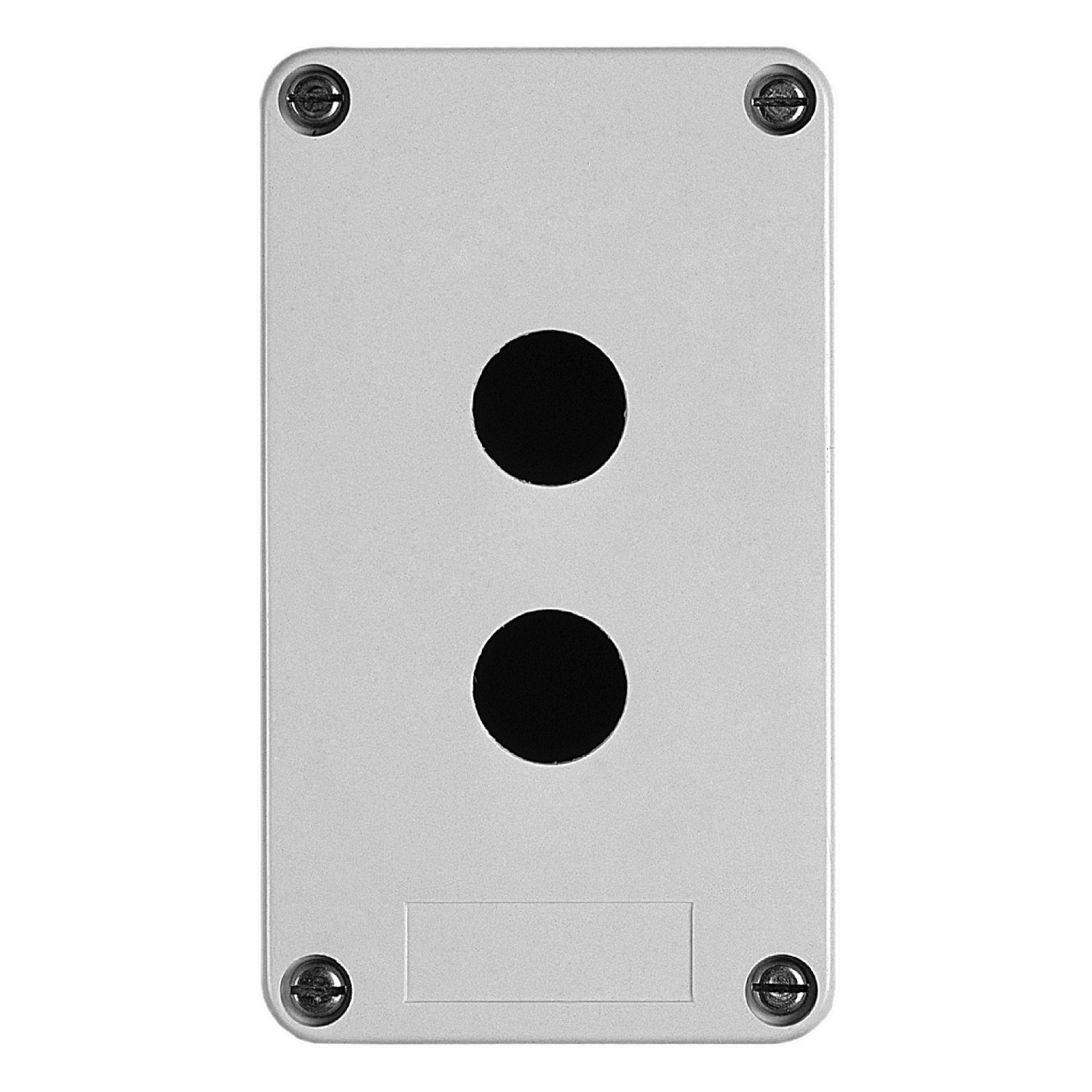 Empty control station - XAP-A - plastic - 2 horizontal openings