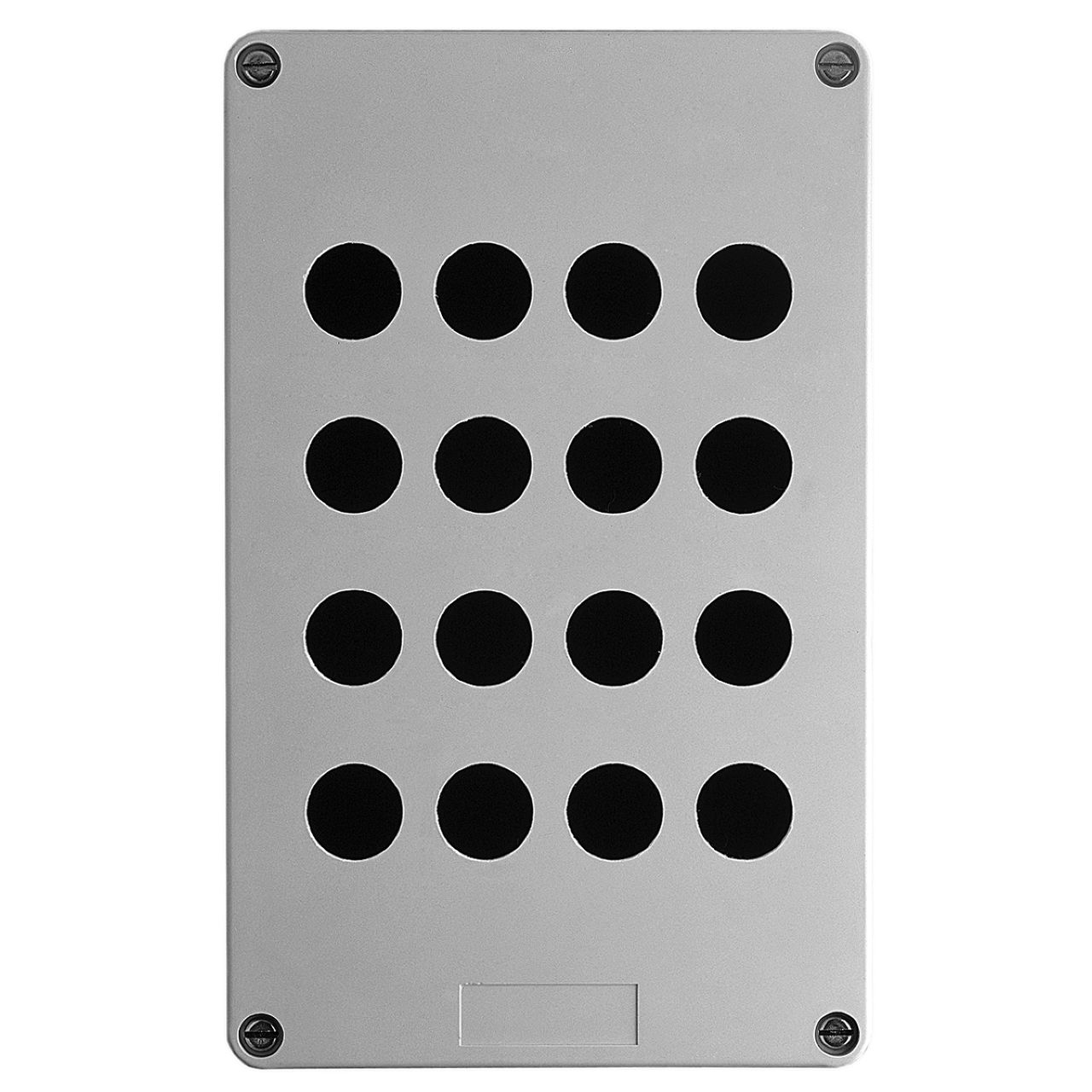 Empty control station - XAP-A - plastic - 16 openings in 4 columns