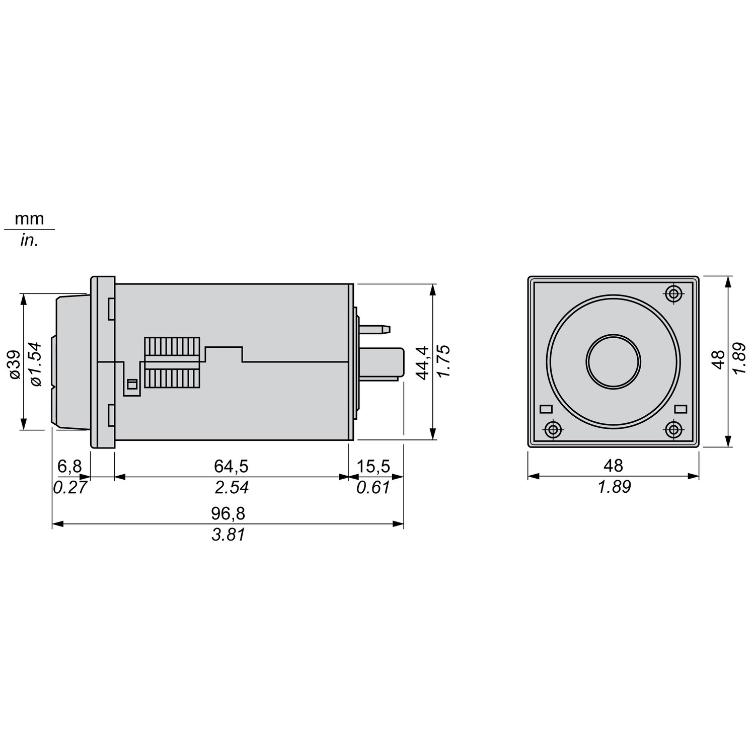 Modular timing relay, 5 A, 2 CO, 0.2 s...300 h, time delay, 24...240 V AC/DC – Image 7 of 7