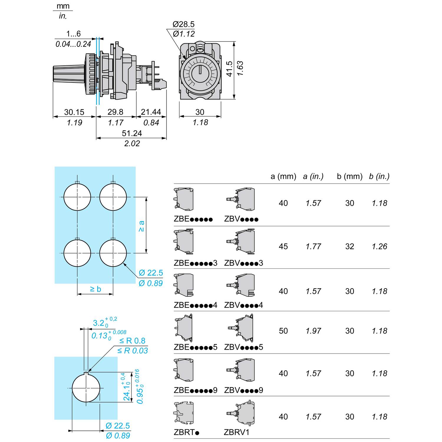 Complete potentiometer, plastic, Ø22, 100K – Image 5 of 7