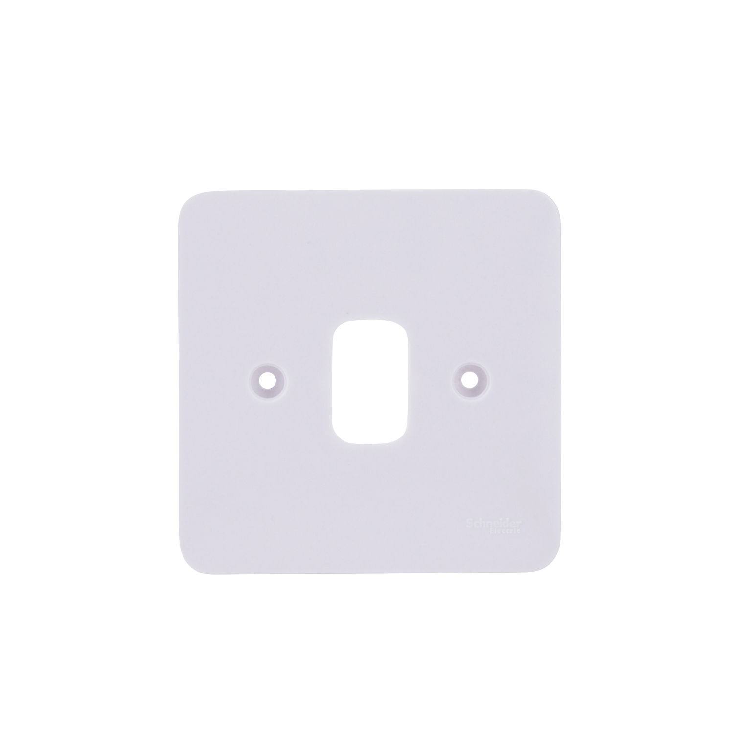 "Lisse - white moulded - grid plate - 1 module - 1 gang( Subject to availability)"