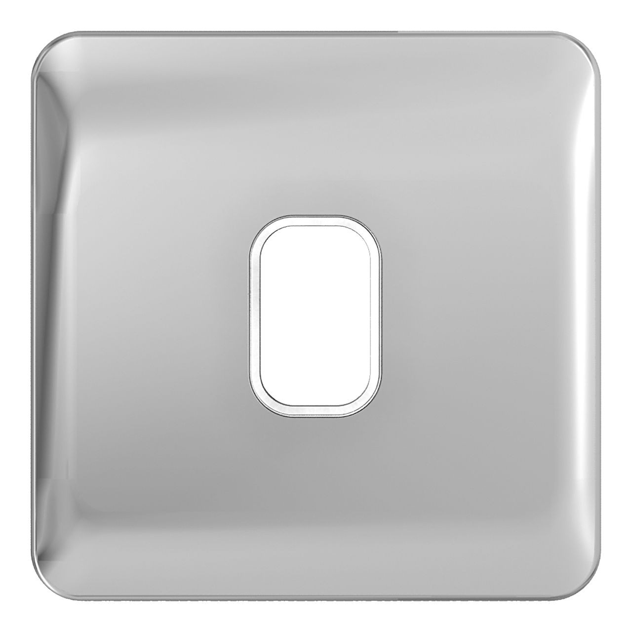 "Lisse - Grid Plate - 1 module - Incl. Mounting Grid Polished Chrome with White( Subject to availability)"