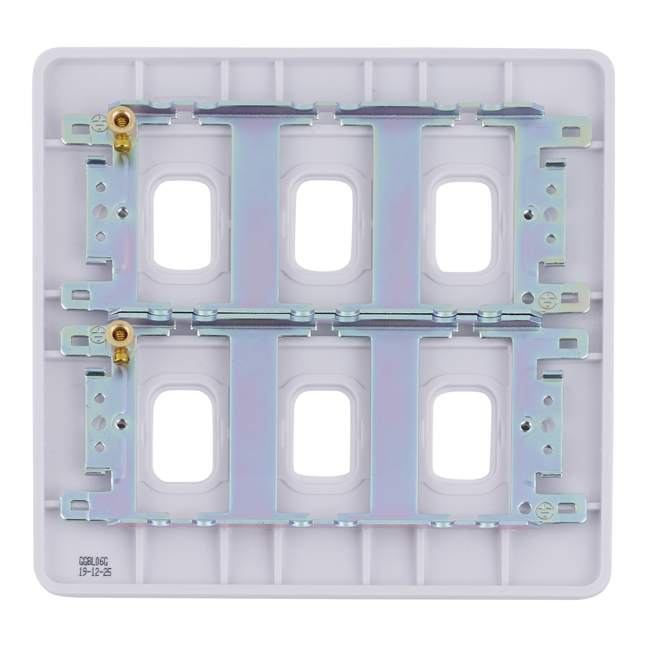 "Lisse - white moulded - grid plate - 6 modules( Subject to availability)" – Image 2 of 3