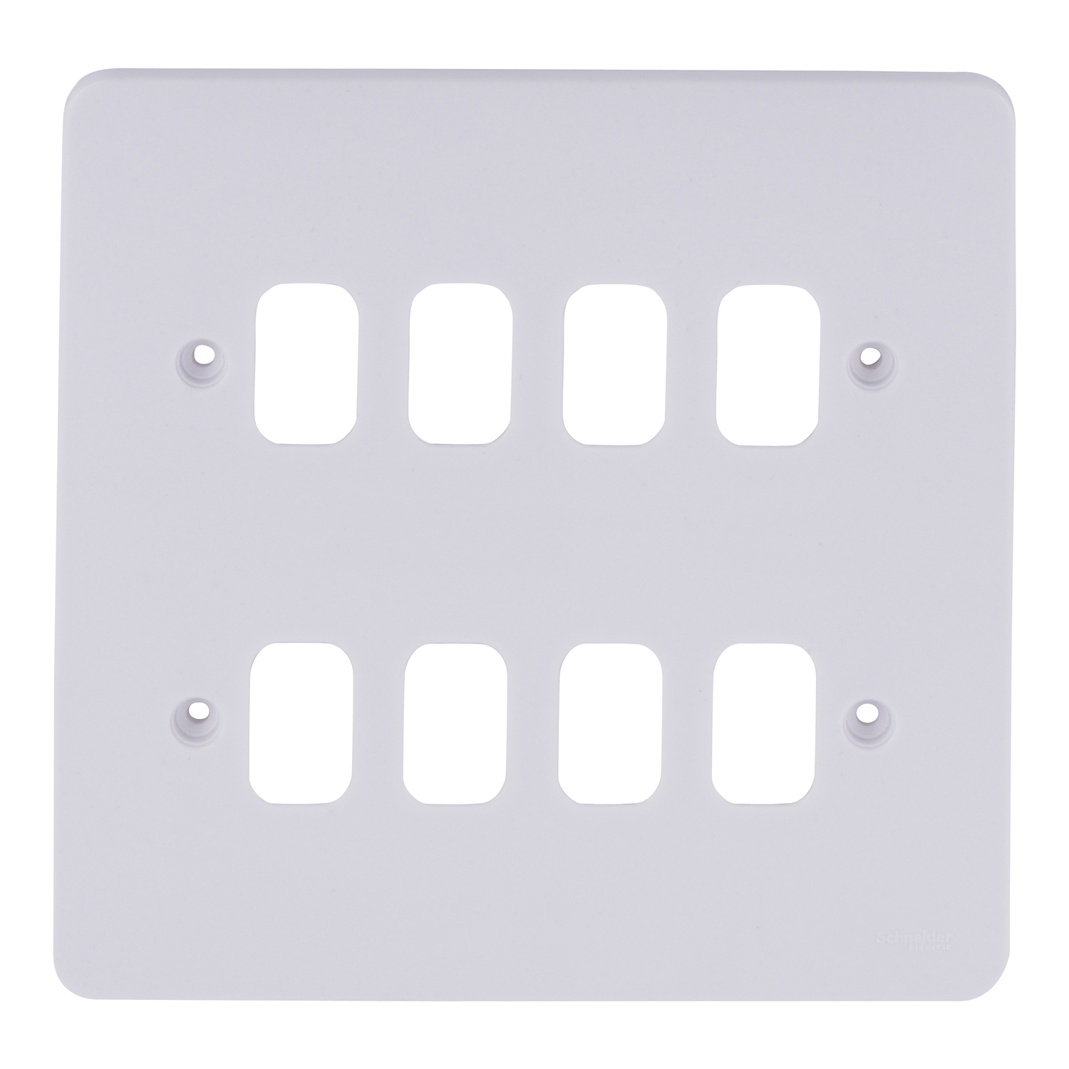 "Lisse - white moulded - grid plate - 8 modules( Subject to availability)"