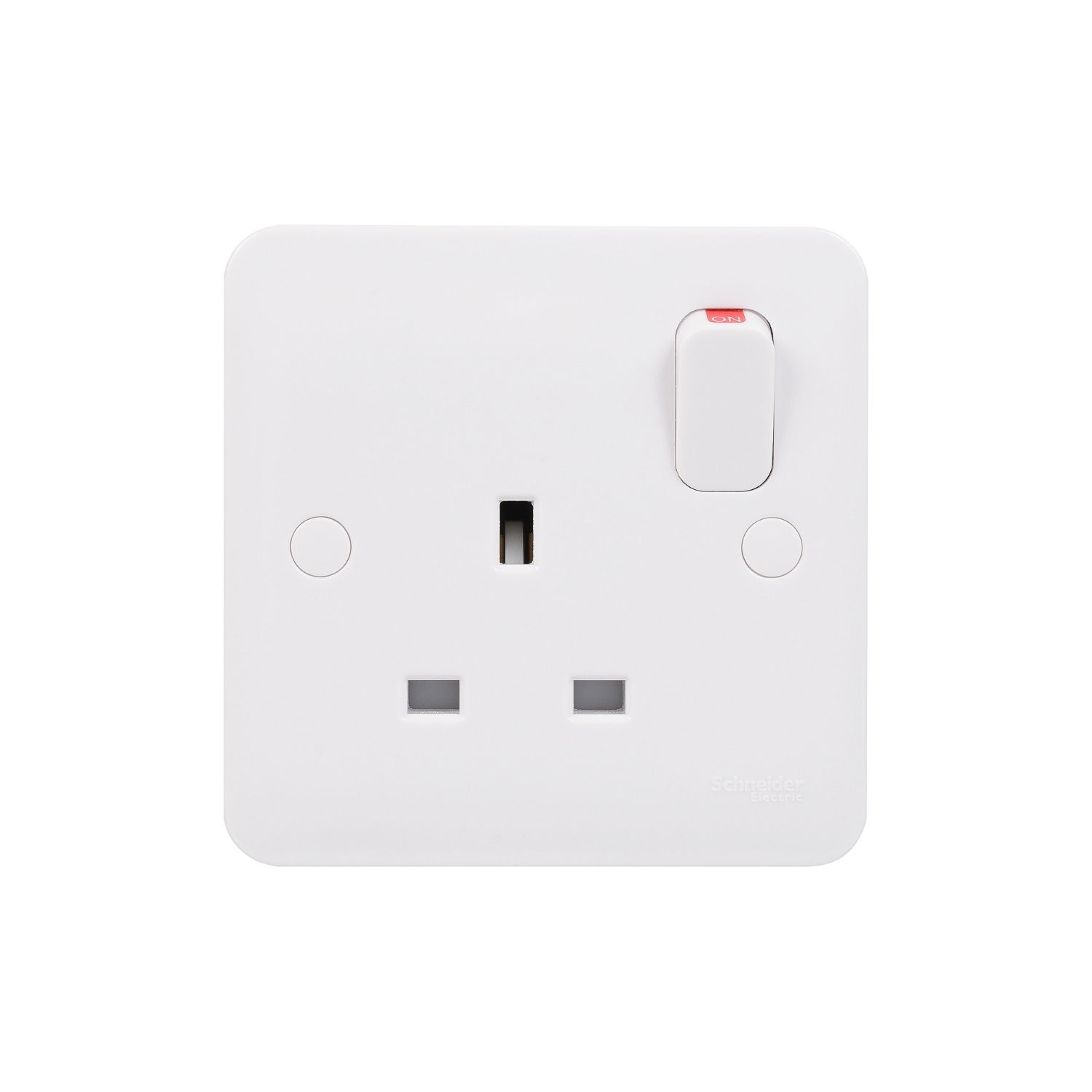 "Lisse White moulded - DP switched socket - 13 A - 230 V - 1 gang - white( Subject to availability)"
