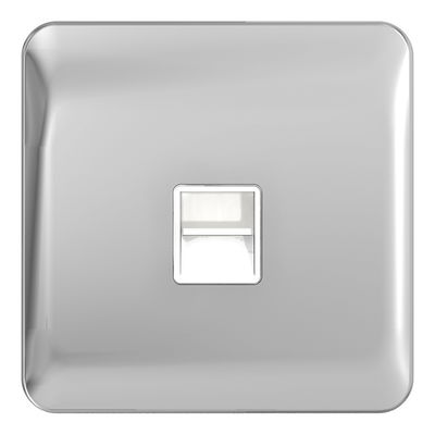 "Lisse - Data Communication - Telephone - Single BT Master Polished chrome Wh int( Subject to availability)"