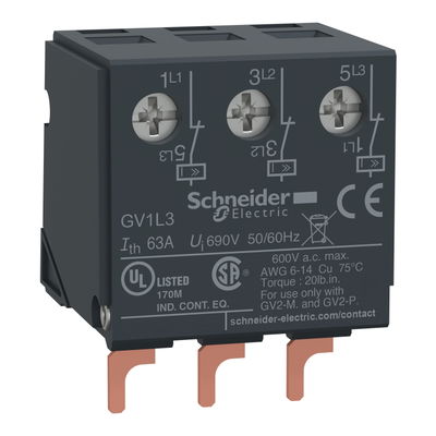 Current limiter module, TeSys GV2, on device mounting