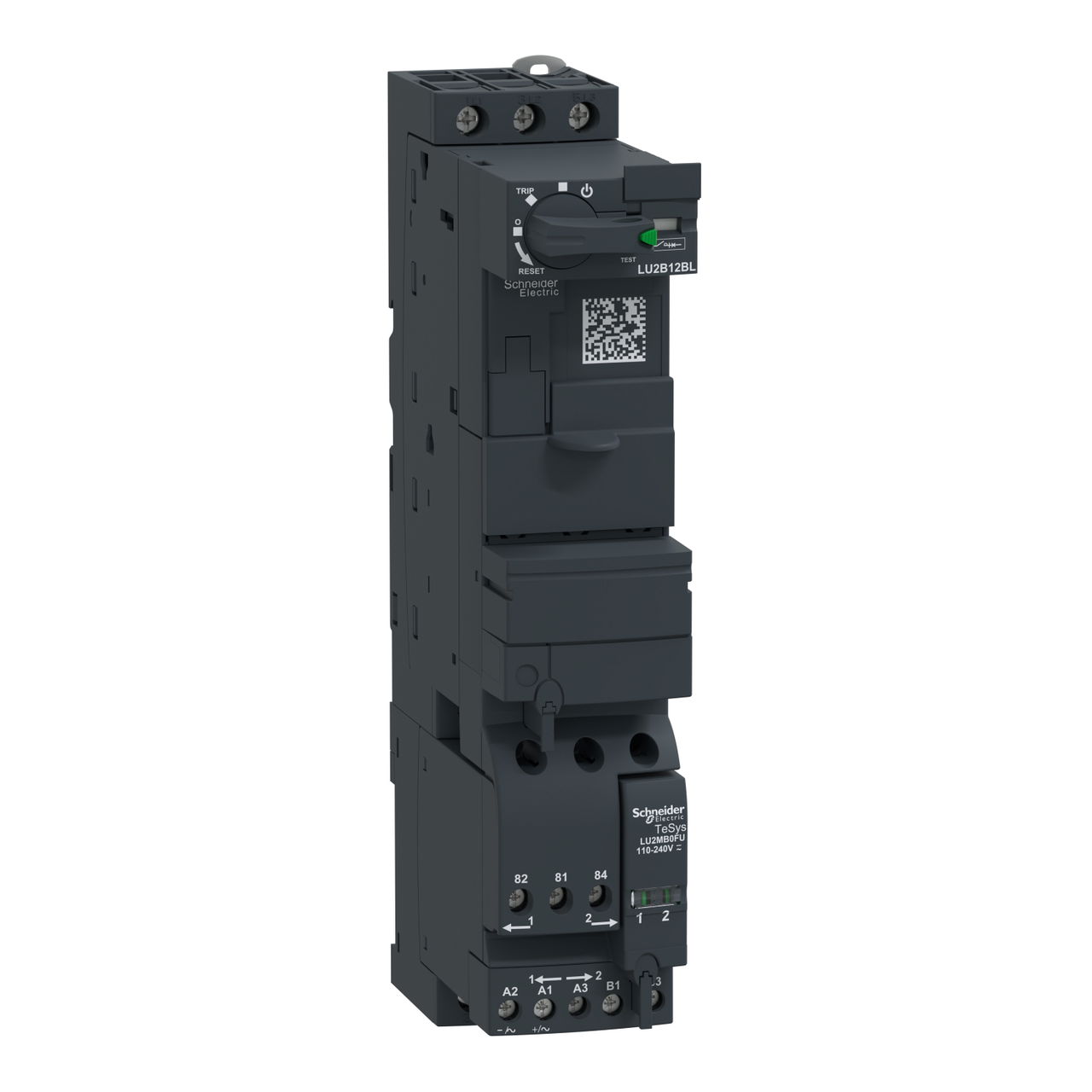 Reversing power base, TeSys U, 3P, 12A/690V, coil 24V DC