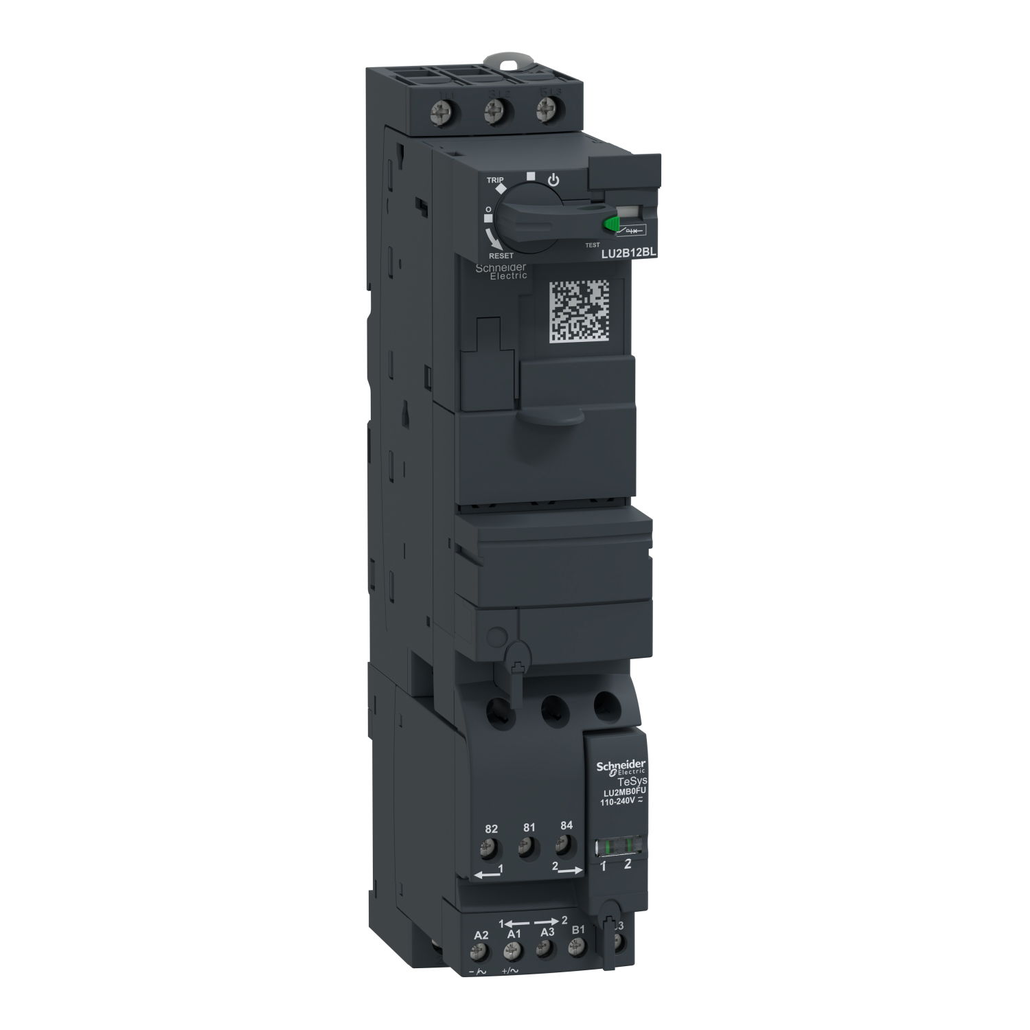 Reversing power base, TeSys U, 3P, 12A/690V, coil 24V DC