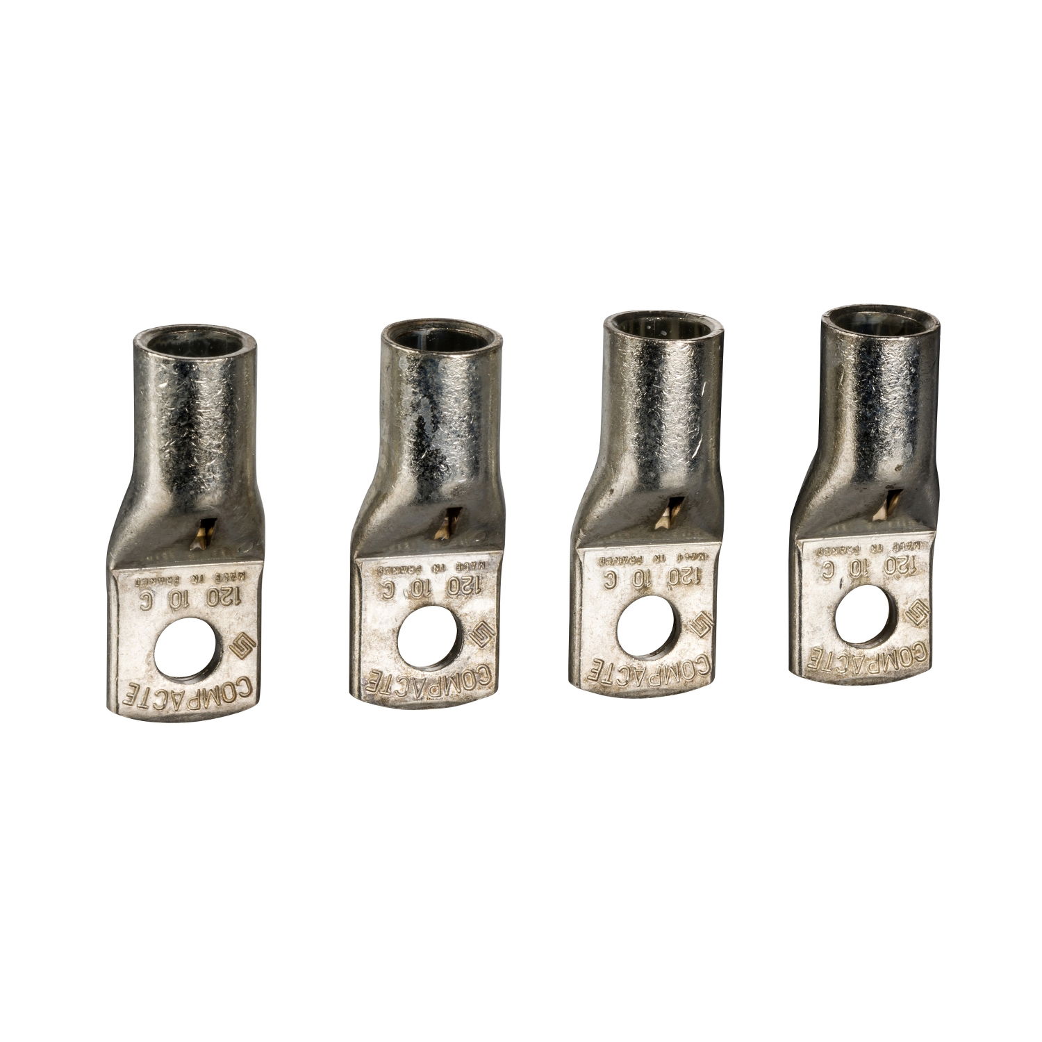 Crimp lugs for copper cable, 120 mm², set of 4 parts