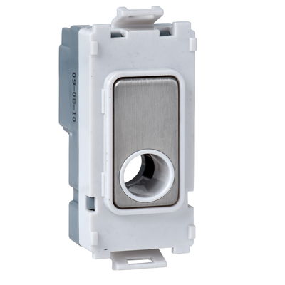 Ultimate - flex outlet - diam.10 mm - stainless steel/white