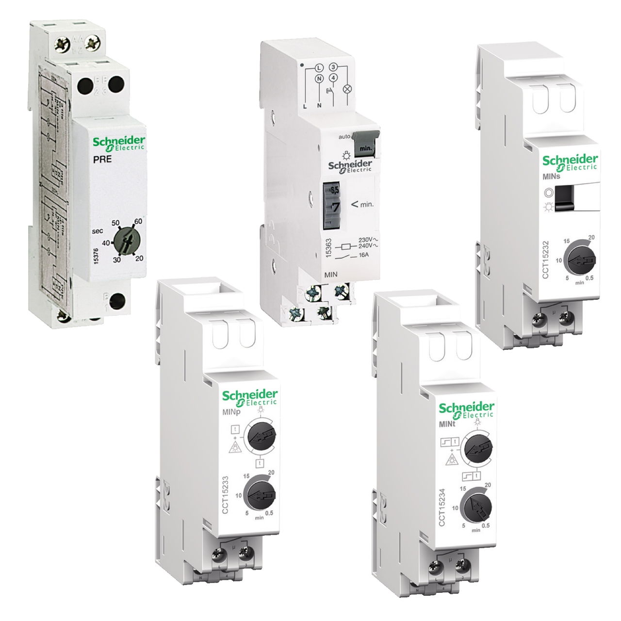 Acti9 - MINp - silent electronic timer - adjustable from 0.5 to 60 minutes