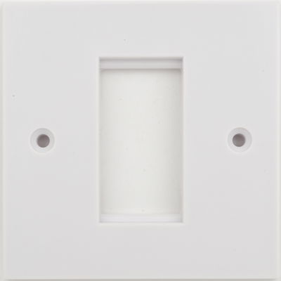 Exclusive Square edge white moulded - plate - 1 module - set of 10