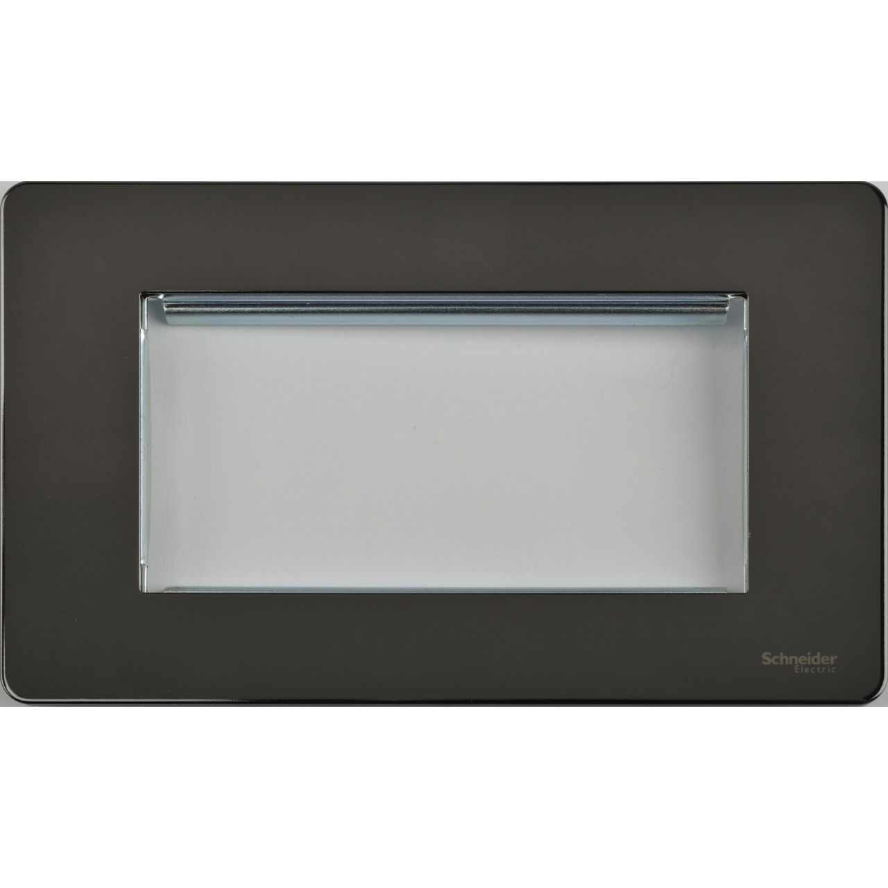 "Ultimate - Flat plate Grid system - 2 gangs - black nickel( Subject to availability)"