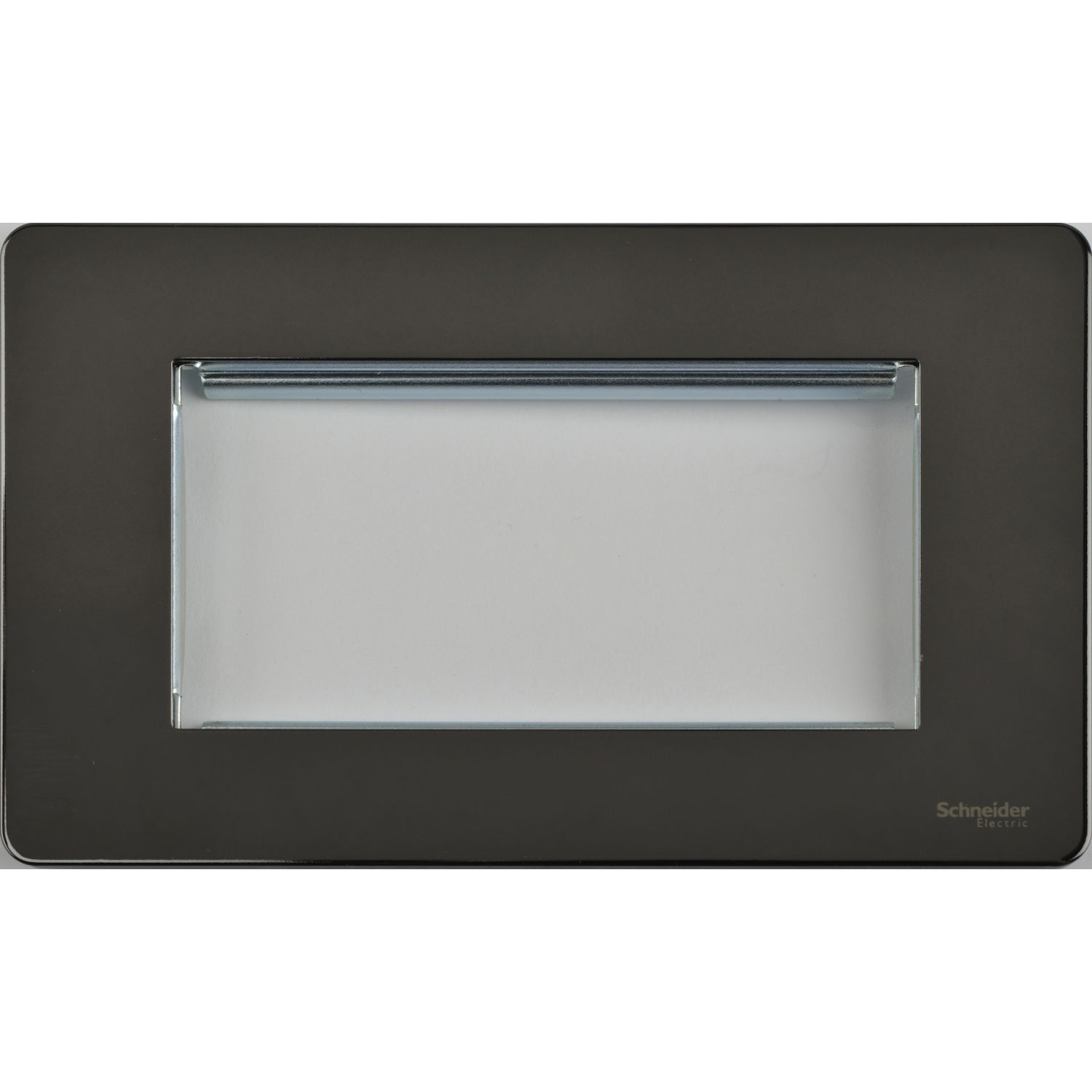 "Ultimate - Flat plate Grid system - 2 gangs - black nickel( Subject to availability)"