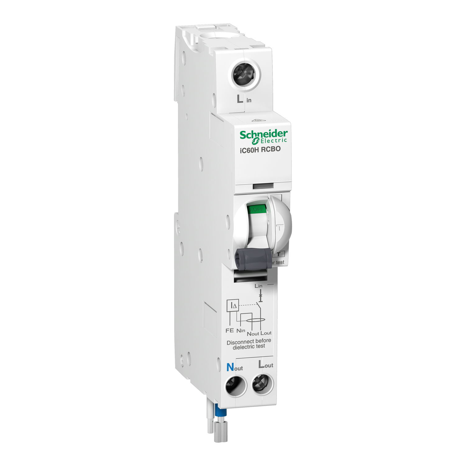 IC60H - earth leakage circuit breaker - 1P + N - C curve - 6 A - 30m A - 240 V
