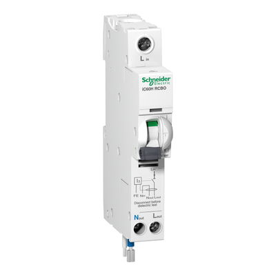 IC60H - earth leakage circuit breaker - 1P + N - B curve - 16 A - 30 mA - 240 V