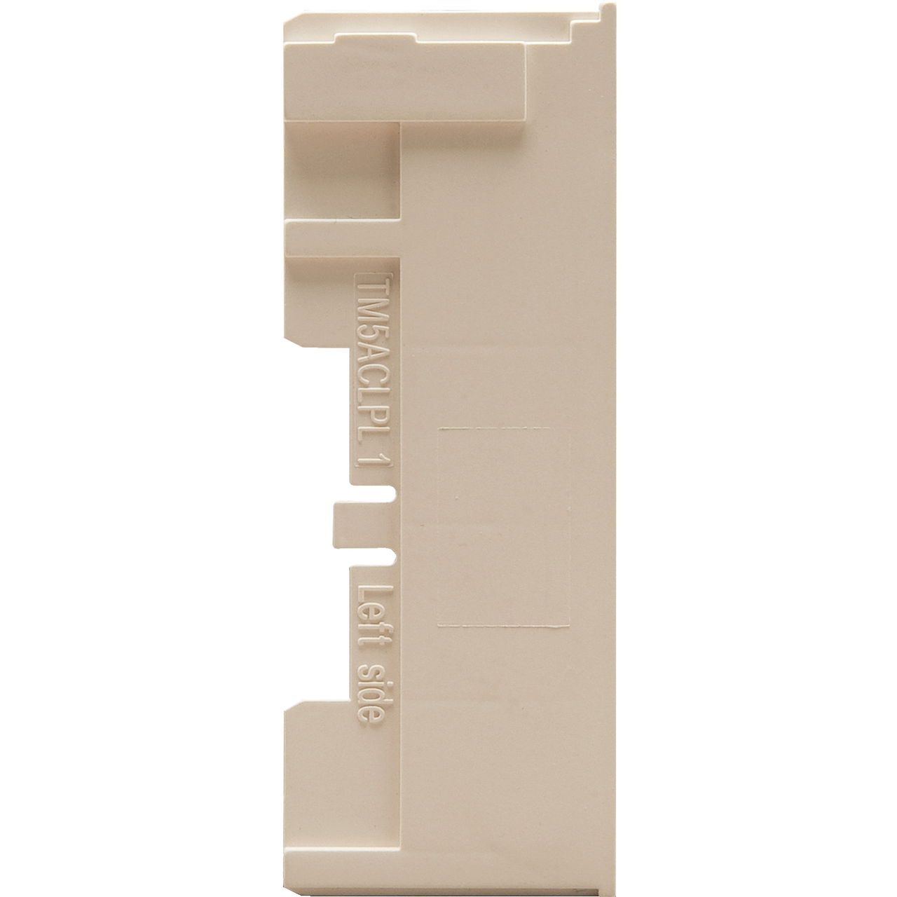 Left retaining plate for bus base