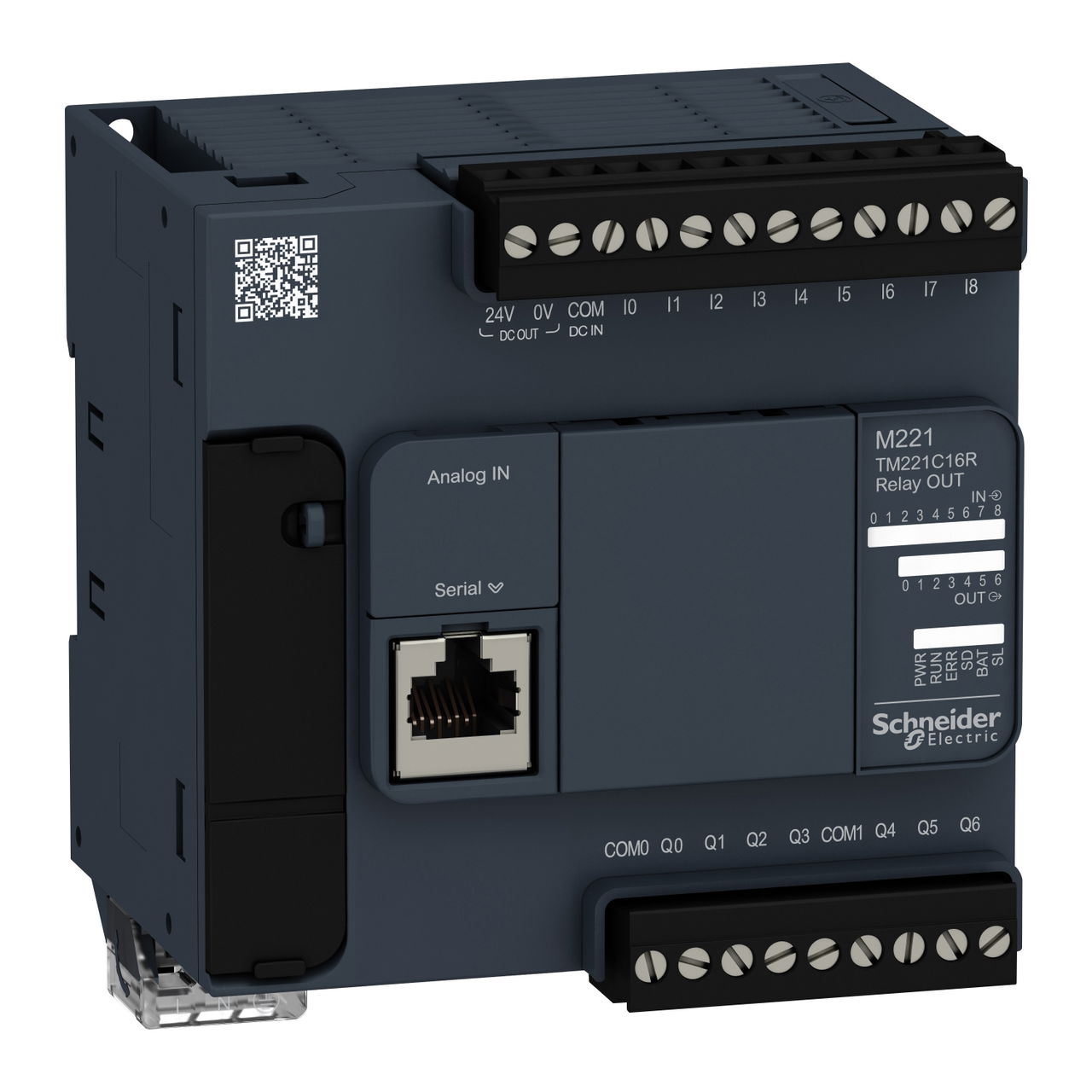 Logic controller, 16 inputs/outputs, 7 relay outputs, 100…240 V AC