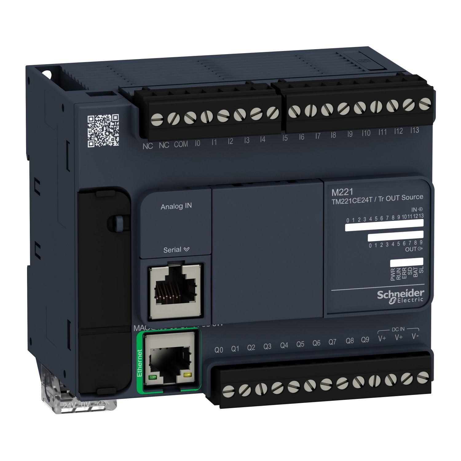 Controller M221 24 IO transistor PNP Ethernet